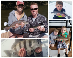 Inshore saltwater guided fishing charters in Charleston, SC stalking the shallow waters for our favorite inshore species