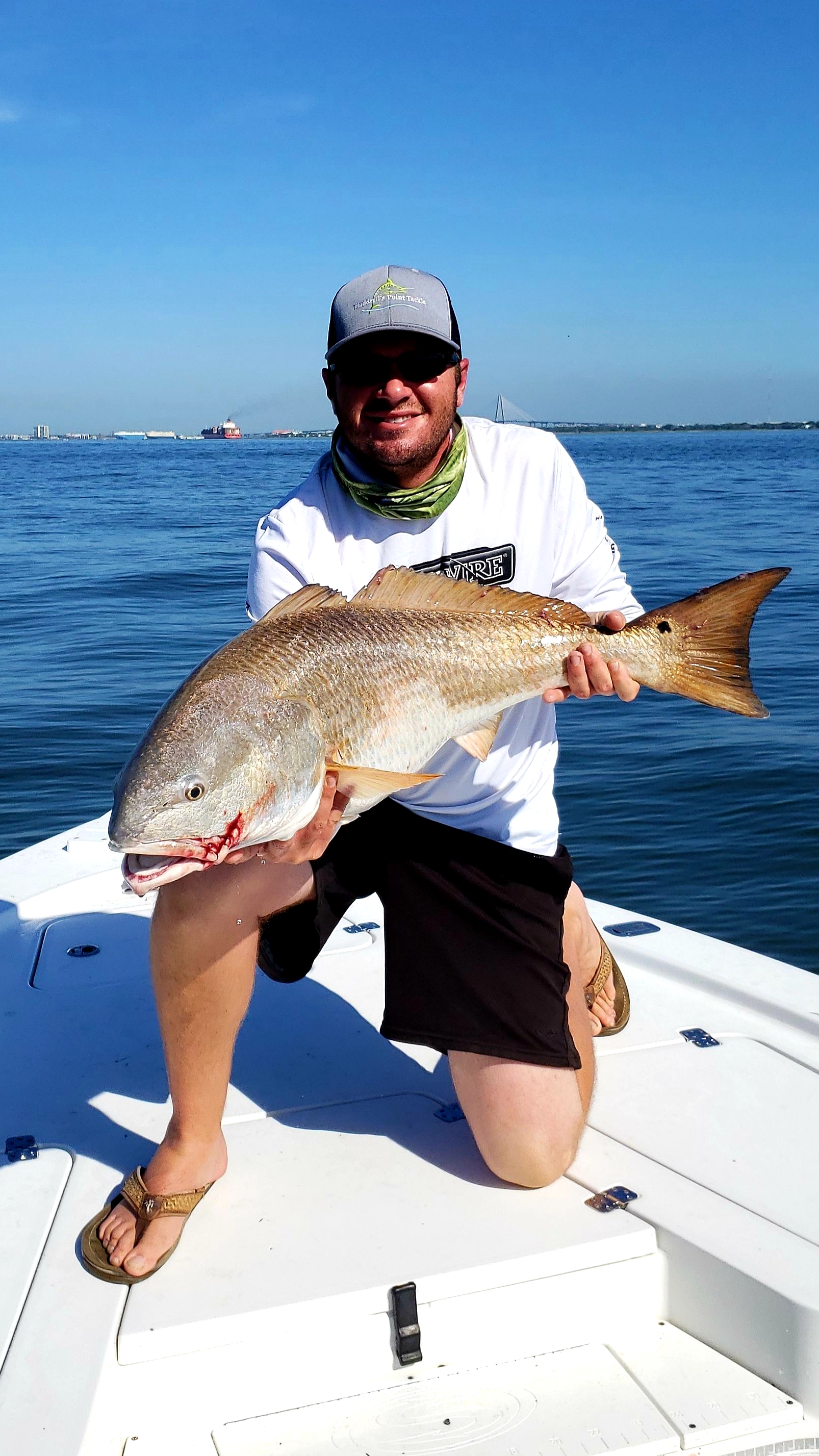 Bull Red Drum Fishing in Charleston SC, with All In One Charters, Charleston top fishing charter