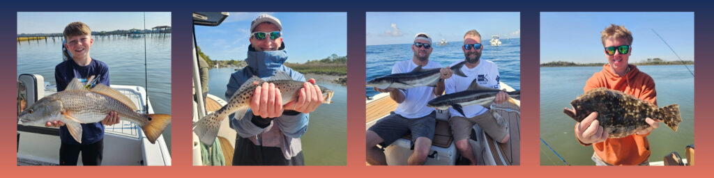 Fishing Pictures from recent Charleston Fishing Charters with All In One Charters